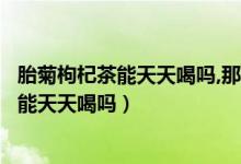 胎菊枸杞茶能天天喝嗎,那多久和一次比較好呢（胎菊枸杞茶能天天喝嗎）