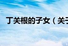 丁關(guān)根的子女（關(guān)于丁關(guān)根的子女的介紹）