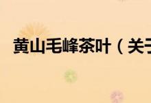 黃山毛峰茶葉（關于黃山毛峰茶葉的介紹）