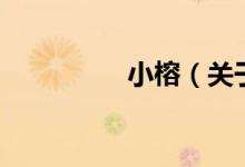 小榕（關于小榕的介紹）