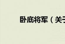 臥底將軍（關于臥底將軍的介紹）