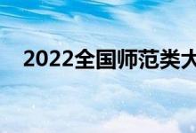 2022全國(guó)師范類(lèi)大學(xué)排行榜（最新排名）