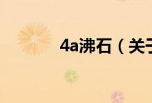 4a沸石（關(guān)于4a沸石的介紹）