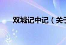 雙城記中記（關(guān)于雙城記中記的介紹）
