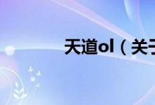天道ol（關(guān)于天道ol的介紹）