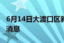 6月14日大渡口區(qū)新型冠狀病毒肺炎疫情最新消息