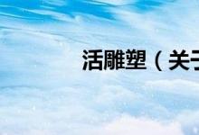 活雕塑（關于活雕塑的介紹）