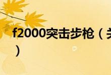 f2000突擊步槍（關(guān)于f2000突擊步槍的介紹）