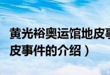 黃光裕奧運館地皮事件（關(guān)于黃光裕奧運館地皮事件的介紹）