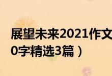 展望未來(lái)2021作文800字（展望2021作文800字精選3篇）