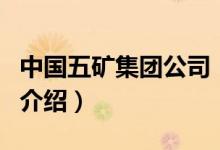 中國五礦集團公司（關(guān)于中國五礦集團公司的介紹）