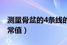 測量骨盆的4條線的正常值（女性骨盆測量正常值）