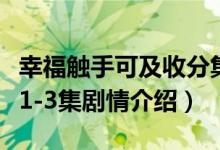 幸福觸手可及收分集劇情介紹（幸福觸手可及1-3集劇情介紹）