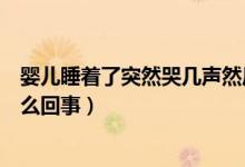 嬰兒睡著了突然哭幾聲然后繼續(xù)睡（嬰兒睡著了突然大哭怎么回事）