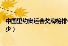 中國(guó)里約奧運(yùn)會(huì)獎(jiǎng)牌榜排名（中國(guó)里約奧運(yùn)會(huì)獎(jiǎng)牌榜排名多少）