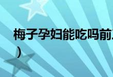 梅子孕婦能吃嗎前三個(gè)月（梅子孕婦能吃嗎?）