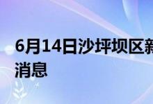 6月14日沙坪壩區(qū)新型冠狀病毒肺炎疫情最新消息