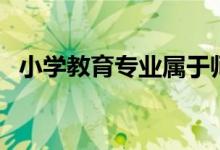 小學(xué)教育專業(yè)屬于師范類嗎（前景怎么樣）