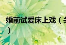 婚前試愛床上戲（關(guān)于婚前試愛床上戲的介紹）