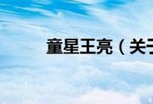 童星王亮（關(guān)于童星王亮的介紹）