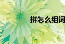 拼怎么組詞（拼如何組詞）