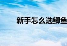 新手怎么選鯽魚竿（怎么選擇魚竿）