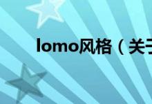 lomo風(fēng)格（關(guān)于lomo風(fēng)格的介紹）
