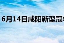 6月14日咸陽(yáng)新型冠狀病毒肺炎疫情最新消息