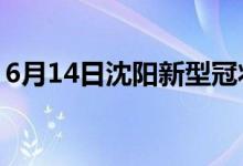6月14日沈陽新型冠狀病毒肺炎疫情最新消息