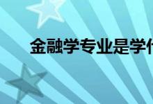金融學(xué)專業(yè)是學(xué)什么的（有哪些課程）