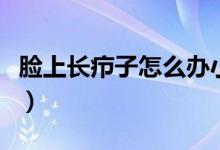 臉上長癤子怎么辦小妙招（臉上長癤子怎么辦）