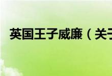 英國王子威廉（關于英國王子威廉的介紹）