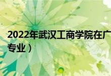 2022年武漢工商學院在廣東招生計劃及招生人數(shù)（都招什么專業(yè)）
