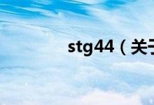 stg44（關于stg44的介紹）