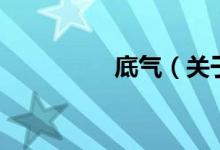 底氣（關于底氣的介紹）