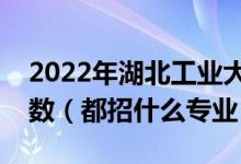 2022年湖北工業(yè)大學(xué)各省招生計(jì)劃及招生人數(shù)（都招什么專業(yè)）