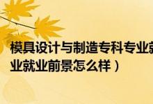 模具設(shè)計(jì)與制造?？茖I(yè)就業(yè)前景（2022模具設(shè)計(jì)與制造專業(yè)就業(yè)前景怎么樣）