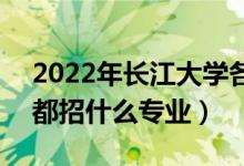 2022年長(zhǎng)江大學(xué)各省招生計(jì)劃及招生人數(shù)（都招什么專業(yè)）