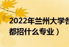 2022年蘭州大學(xué)各省招生計(jì)劃及招生人數(shù)（都招什么專業(yè)）