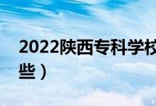 2022陜西?？茖W校排名（好的大專院校有哪些）