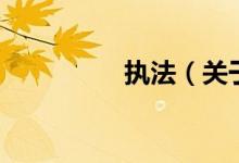 執(zhí)法（關(guān)于執(zhí)法的介紹）