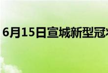 6月15日宣城新型冠狀病毒肺炎疫情最新消息