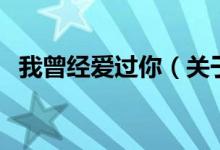 我曾經(jīng)愛過你（關于我曾經(jīng)愛過你的介紹）