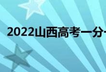 2022山西高考一分一段明細表（成績排名）