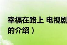 幸福在路上 電視?。P于幸福在路上 電視劇的介紹）