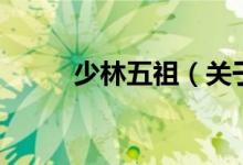 少林五祖（關(guān)于少林五祖的介紹）