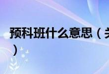 預(yù)科班什么意思（關(guān)于預(yù)科班什么意思的介紹）