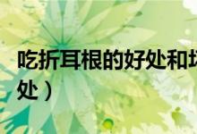 吃折耳根的好處和壞處（吃折耳根的好處和壞處）