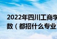2022年四川工商學(xué)院各省招生計(jì)劃及招生人數(shù)（都招什么專業(yè)）