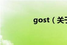 gost（關(guān)于gost的介紹）